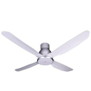 4-Blades Remote Control Ceiling Fan White (W56WV)